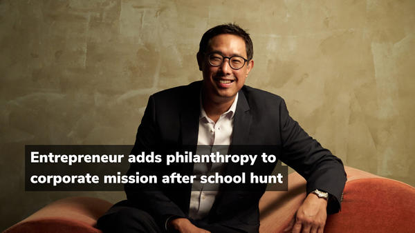 Philanthropy Asia - Entrepreneur adds philanthropy to corporate mission after school hunt